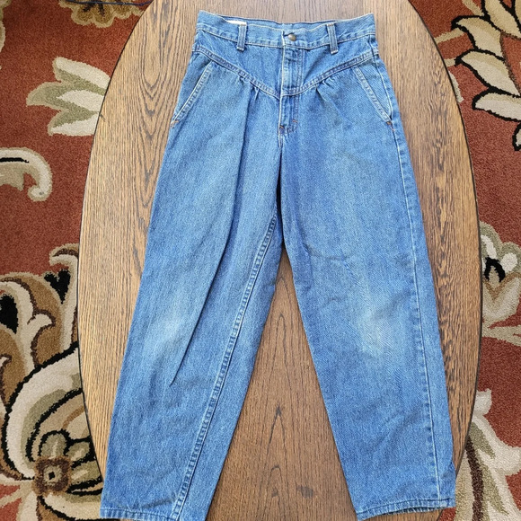 Vintage Smacs 70's-80's Medium Wash Jeans Made in USA Size Girl's 14 Regular - Picture 1 of 11